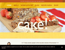 Tablet Screenshot of includingcake.com